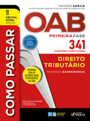 cover image of Como passar OAB –  Direito Tributário